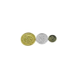 3pcs/set Harri Potter Cosplay Collection Gringott Bank Coin Collection Noble Magic School Wizarding World Gift Coins And Bag,1
