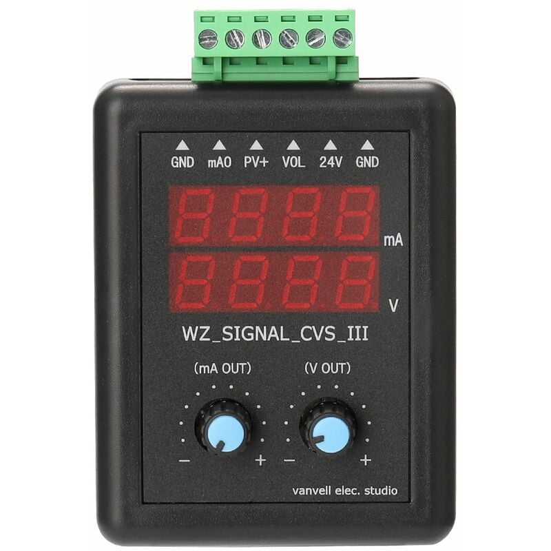 XHHDQES 4-20MA 0-10V Adjustable Signal Generator Process Controlling Signal Calibrator Constant Current Source 0 20ma Simulator I241824746