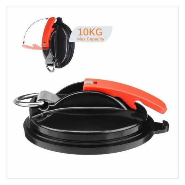 4 Pack Car Suction Cups with 8 S-Hooks, Multi-Function Suction Cups Anchor Tool for Car, Luggage Covers, Car Tensioners