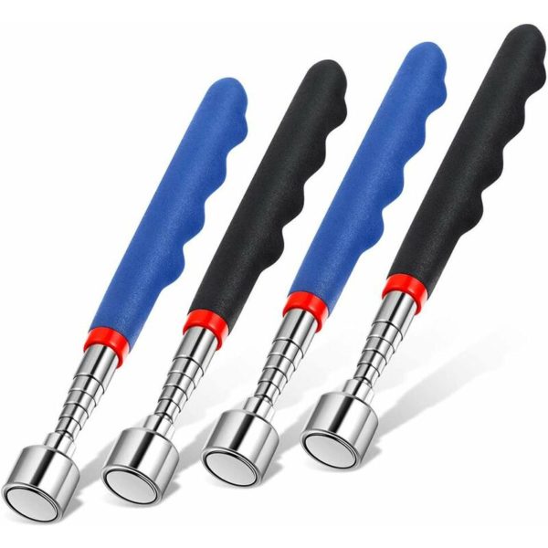 4 Pieces 20 lbs Magnetic Telescoping Pick Up Tool for Small Metal Tools Extends from 7 to 30 inches