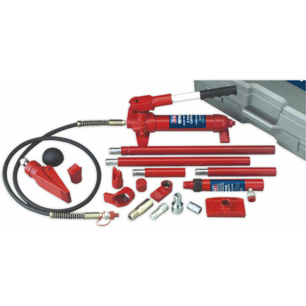 4 Tonne Hydraulic Body Repair Kit - Steel Components - Composite Storage Case