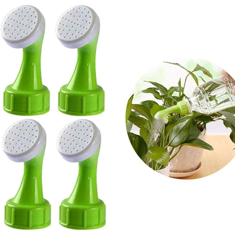 4 pcs Bottle Cap Sprinkler, Watering Vase Kettle Shower Head Garden Tools, Watering Cans for Water Bottles Household Watering Tool for Potted Plants