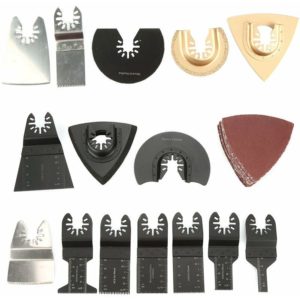 40Pcs/Set Oscillating Saw Blade Multi Tool Kit Multifunction Oscillating Web Saw Kit Power Tools Repair Machine Accessories