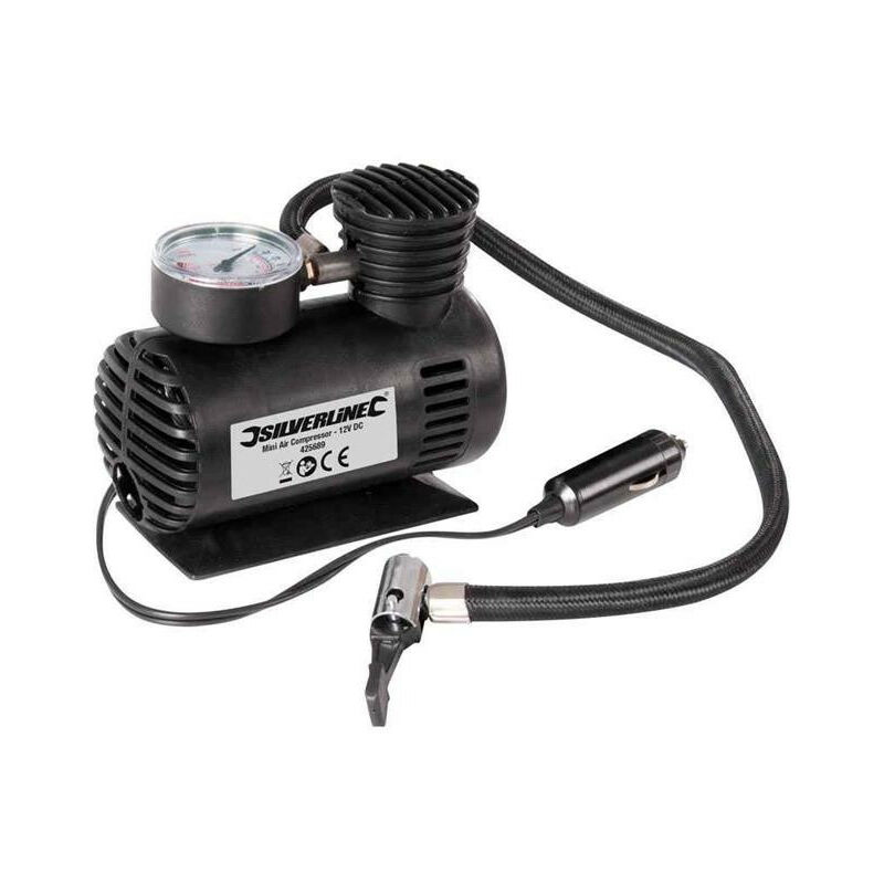 425689 Mini Air Compressor - n/a - Silverline