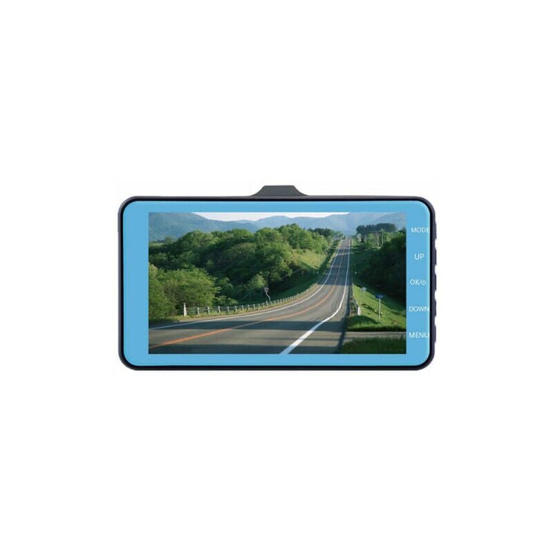 4K + 1080P front and rear dash cam with WiFi, GPS, 170° wide angle lens, night vision, WDR, loop recording, G-sensor emergency recording, parking