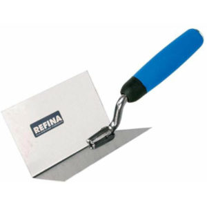 4in Plastering Internal Inside Corner Trowel Stainless Steel 227311 - Refina
