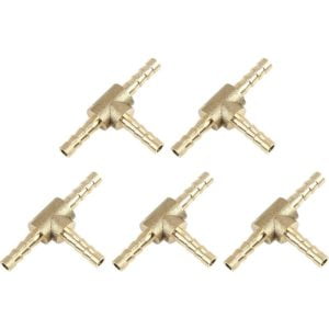 4mm Tip connector t 3 Contacts Brass Adapter Oil Water Oil Air 5pcs