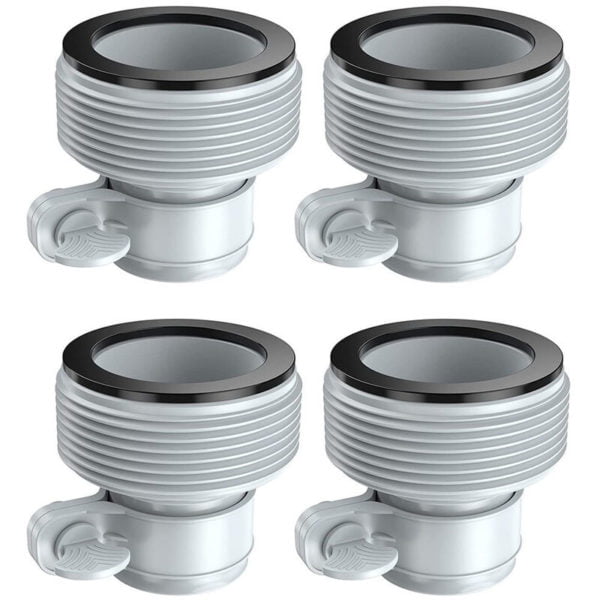 4pcs For Intex 29061E Type B Intex Pool Clamp On Fittings Intex Hose Adapter Converter Pool Accessory 1.25in to 1.5in Pump Parts