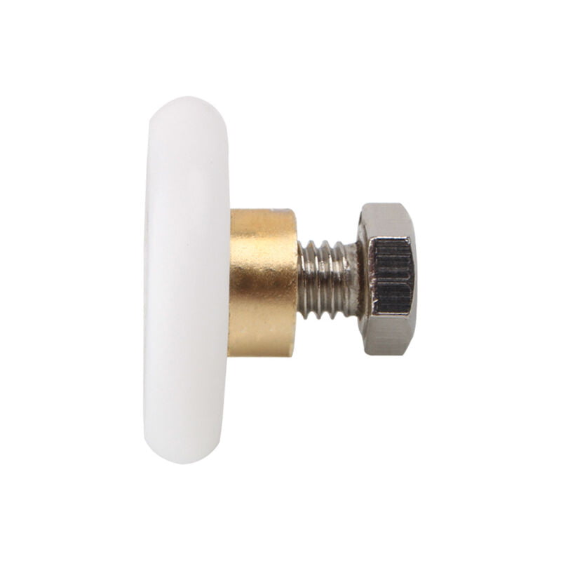 4pcs Shower Door Roller Replacement 7/8' Bathroom Sliding Glass Jar Door Pulley With Screws
