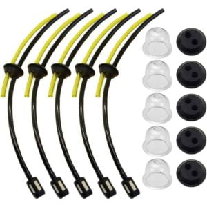 5 Pack Petrol Filter Kit Fuel With Tank Filter Hose Pipe Spare Tube for Brush Cutter Trimmer Mower Brush Cutter Shears Pruners