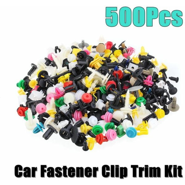 500x Car Plastic Trim Door Panel Retainer Clips Rivet Fastener Mud Flaps Push