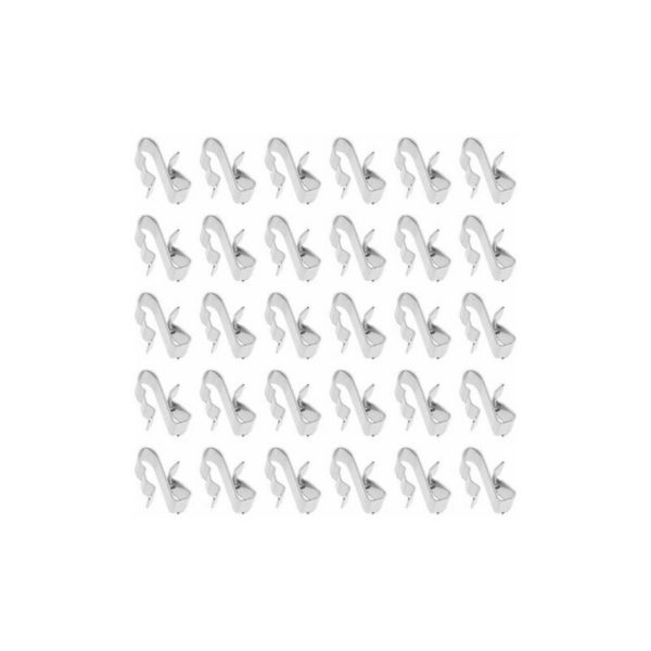 50Pcs Metal Wire Clips for Trailer Trailer Cable Frame Clamp for Solar Panel Sunrunner Solar Photovoltaic Cable Clips