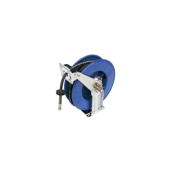 50ft 3/8' High Pressure Hydraulic Oil Hose Reel Lines Grease