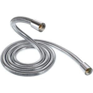 59 Inch Shower Hose Chrome Shower Head Hose Replacement for Handheld Shower Hose Stainless Steel Shower Hose Easy to Clean