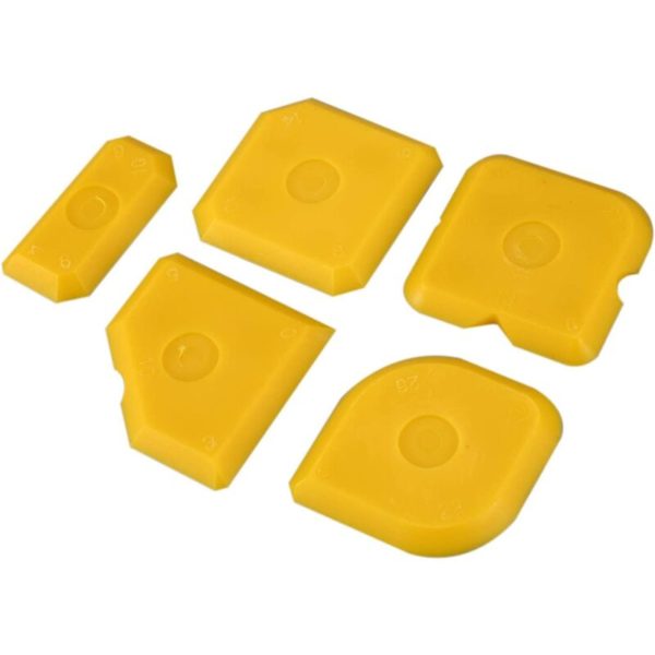 5Pcs Scraper Tool Kit Grouting Set Smoothing Trowel Grout Remover Silicone Gasket Joint Filler Smoothing Spatula