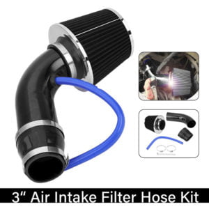 76mm 3 & quot; Universal Car Cold Air Intake Filter + Alumimum Induction Kit Hose Pipe