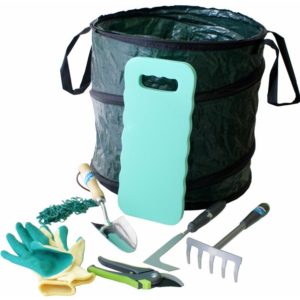 8 Piece Garden Tool Kit/Set Weed Plant Pruning Hand Trowel Kneel Sack Gardening