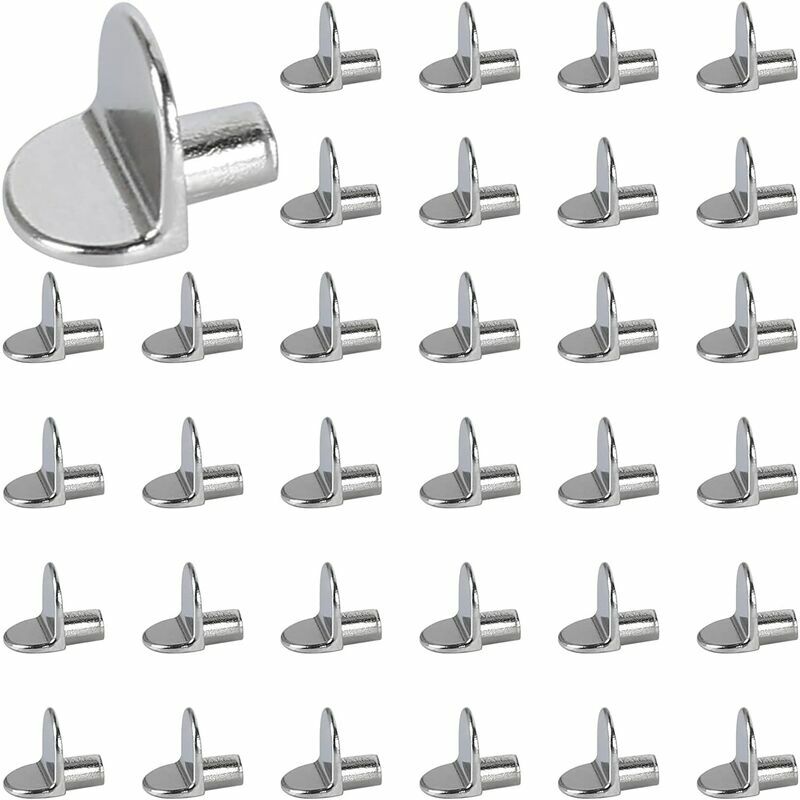 80pcs Shelf Cleats 5mm Shelf Cleats Shelf Support Pins Shelf Pins Shelf ...