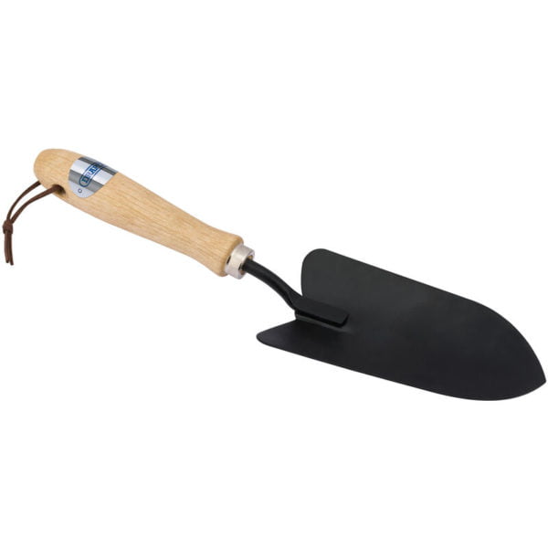 83988 Carbon Steel Hand Trowel with Hardwood Handle - Draper
