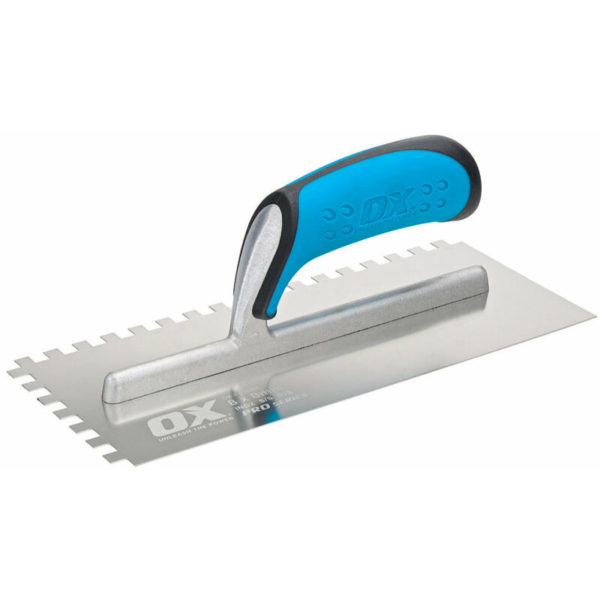 8mm Square Pro Notch Trowel P403208 - OX