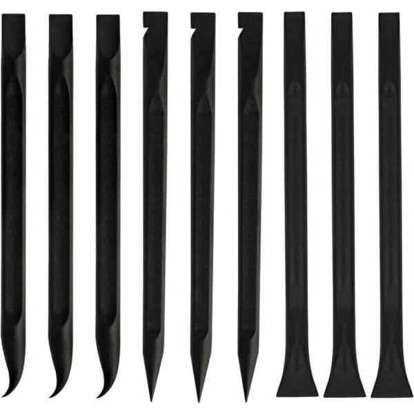 9 Pack Plastic Scraper, Scratch Cleaning Scraper, Multi-Purpose Hard Scraper, Narrow Wide Tip Scraper Tool for Removing Labels, Oil Stains, Paint