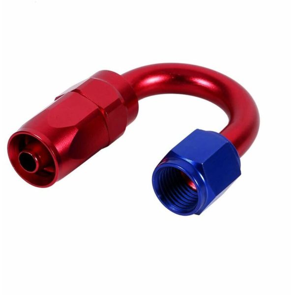 AN6 Racing Oil Fuel Hose Fitting Adapter (AN6-180°)