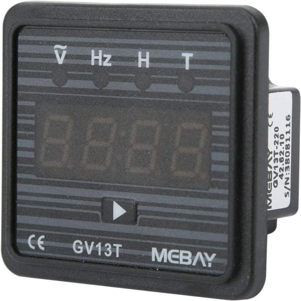 Ac 220V/380V Digital Voltmeter, Frequency Meter, ac Panel Mount Voltage Meter, Generator Timer for Industrial Use(AC 220V)