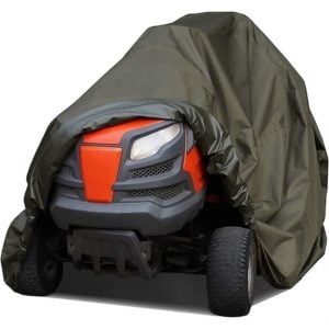 Accessories Riding Lawn Mower Cover, 100% Waterproof Heavy Duty 210D Storage For Ride On Lawnmower Tractor (Size : Large)