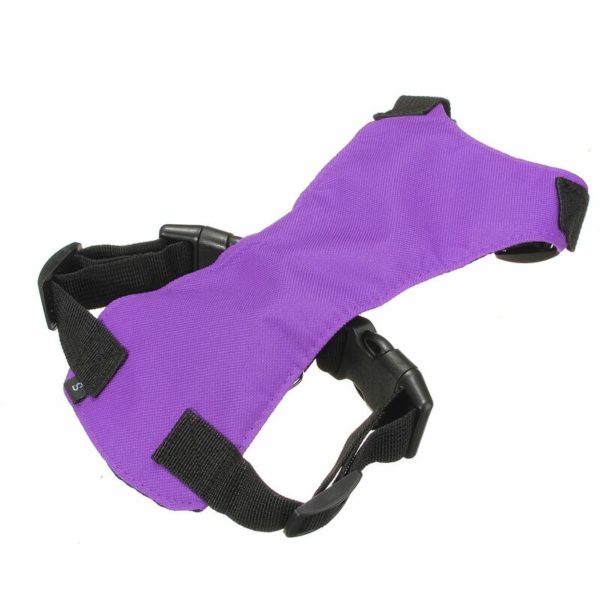Adjustable Restraint and Walk Car Seat Safety Harness Puppy Dog Seat Belt Purple l washed