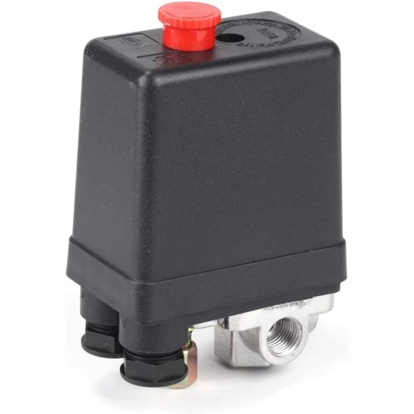 Air Compressor Pressure Switch Four Hole Switch Pressure Regulator Switch Automatic Control For Fast Depressurization (220V)