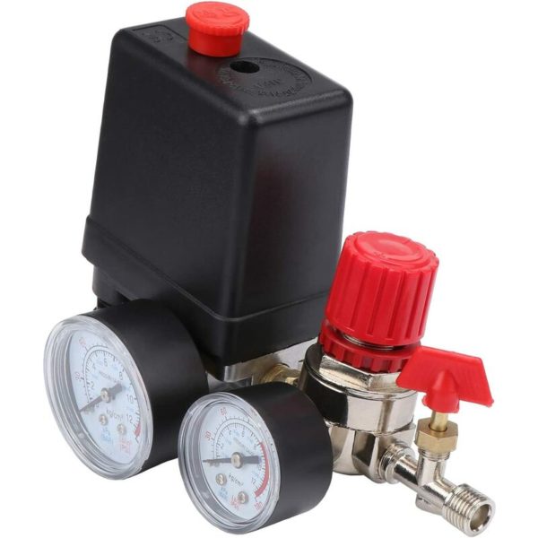 Air Compressor Pressure Switch Pressure Valve Switch Air Compressor with Gauge Regulators