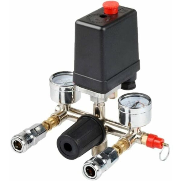 Air Compressor Three Phase Pressure Switch Pressure Switch Control Valve With Air Regulator And Valve And Gauge