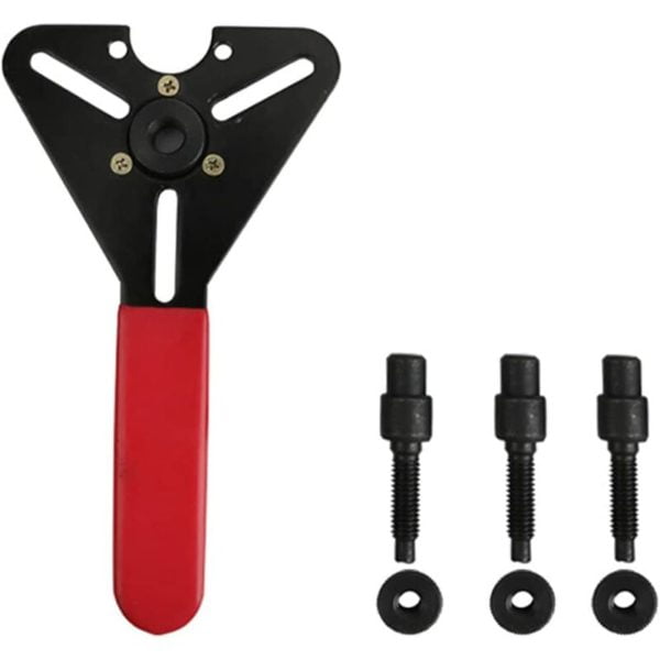 Air Conditioning Compressor Clutch Removal Tool Kit, Air Conditioner Clutch Holding Tool, Auto Hub Puller Tool Sets, BR-Life