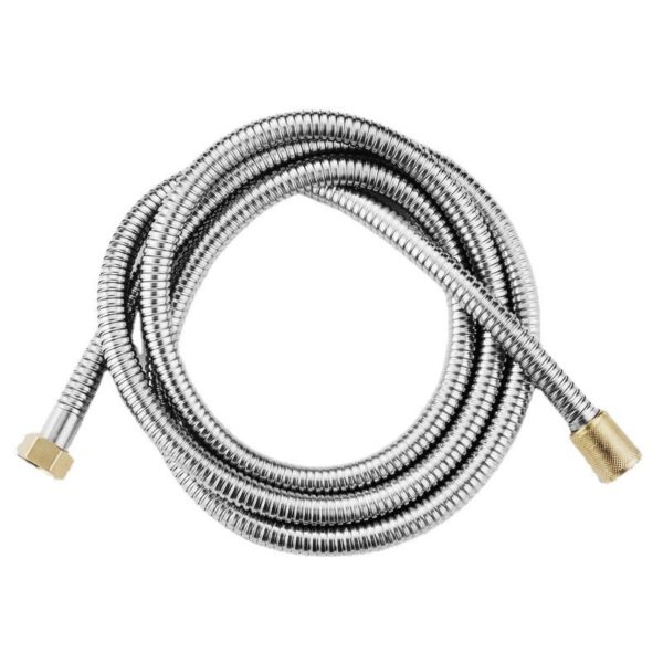 All Metal Shower Hose For Hand Held Shower Heads, Chrome - Extra Long 78 Inch Cord Made With Commercial Grade Stainless Steel - Universal Replacement