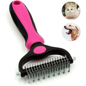 Allinone Metal Undercoat Rake, Detangling Comb For Cats And Dogs Thsinde