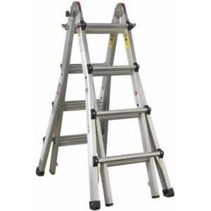 Aluminium Telescopic Ladder 4-Way en 131 Adjustable Height AFPL3 - Sealey