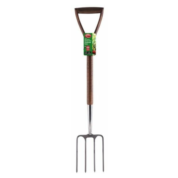 Ambassador Ash Handle Graduate Digging Fork Stainless Steel - AASS12