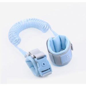 Anti Lost Wrist Link Harness Strap Rope Leash Walking Hand Belt Band Wristband for Kids, Children(blue)