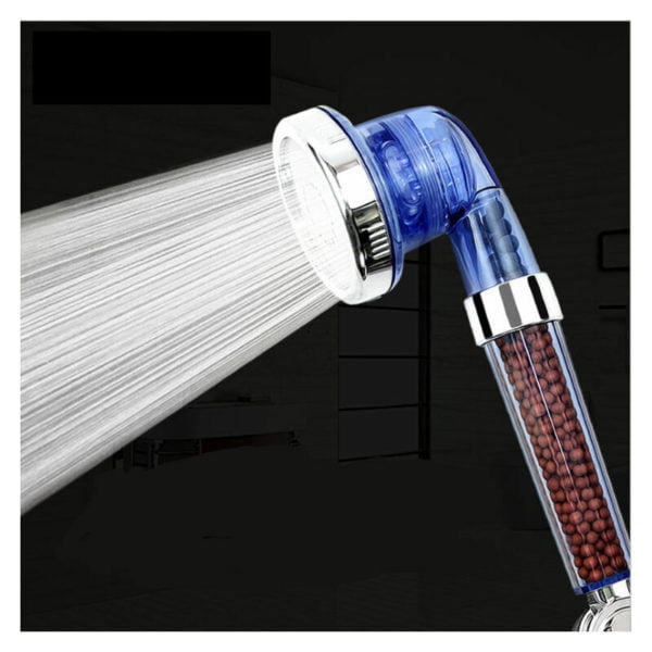 Anti-limescale shower head with 1.5 m hose