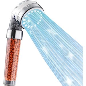 Anti -limestone shower head saving water with hhaute pressure shower shower bathroom (color)