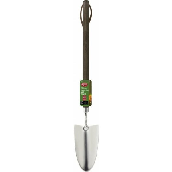 Ash Handle Stainless Steel Midi Trowel Length: 46cm - AASS90 - Ambassador