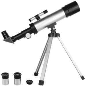 Astronomical Telescope for Kids and Beginners 90X Magnification Telescope with Finder Scope 2 Eyepieces and Tripod