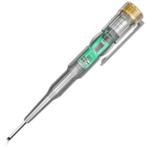 Asupermall - Intelligent Waterproof Buzzer Voltage Tester Pen Power Voltage Detector Electricity Detector Test Pencil with High Brightness led Light