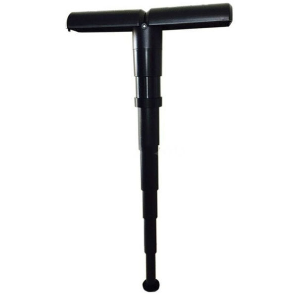 Asupermall - Portable Telescopic Stool Lightweight Magic Wand Stick Camping Hiking Pole Sitwand Folding Chair Seat Outdoor Subway Queue Waiting Stool