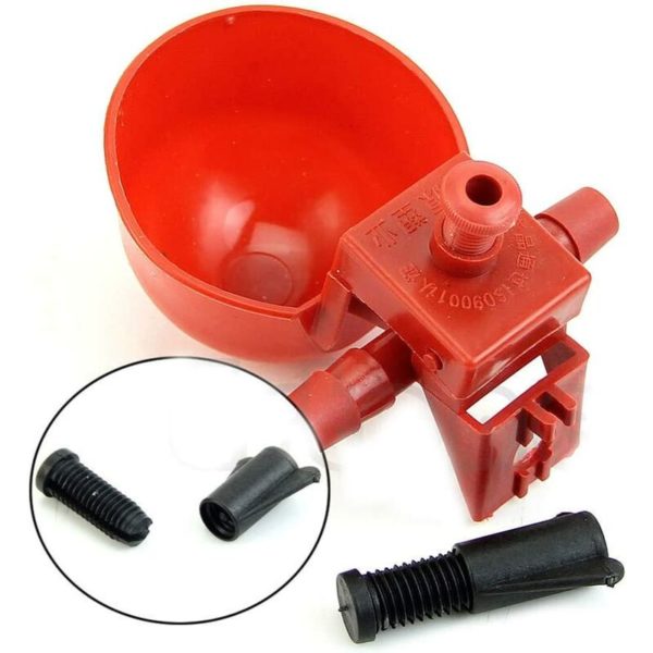 Automatic Poultry Waterer,Poultry Cups, Chicken Coop Waterer Drinking Water Cups for Birds Hen Poultry