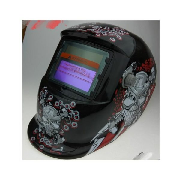 Automatic Welding Helmet - Welding Mask with 2 Lenses and 2 DIN9-13 Adjustable Shade Filter Sensors for MIG TIG MAG Arc Welding [Energy Class A+++]