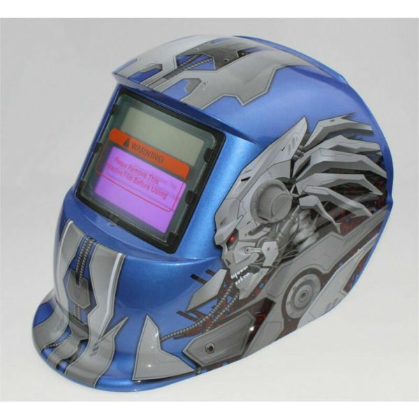 Automatic Welding Helmet - Welding Mask with 2 Lenses and 2 DIN9-13 Adjustable Shade Filter Sensors for MIG TIG MAG Arc Welding [Energy Class A+++]