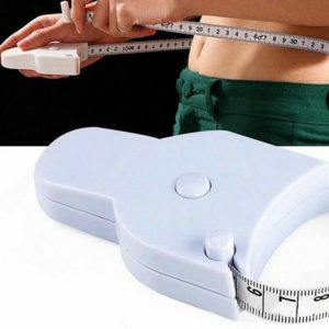 Automatic telescopic tape measure for measuring body circumference