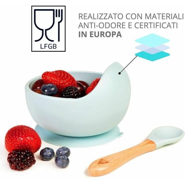 Baby Suction Cup Plate For Weaning Novelty Foods For Early Childhood Baby Placemat Non-Slip Drinks Second Generation Silicone Microwave Baby Covered
