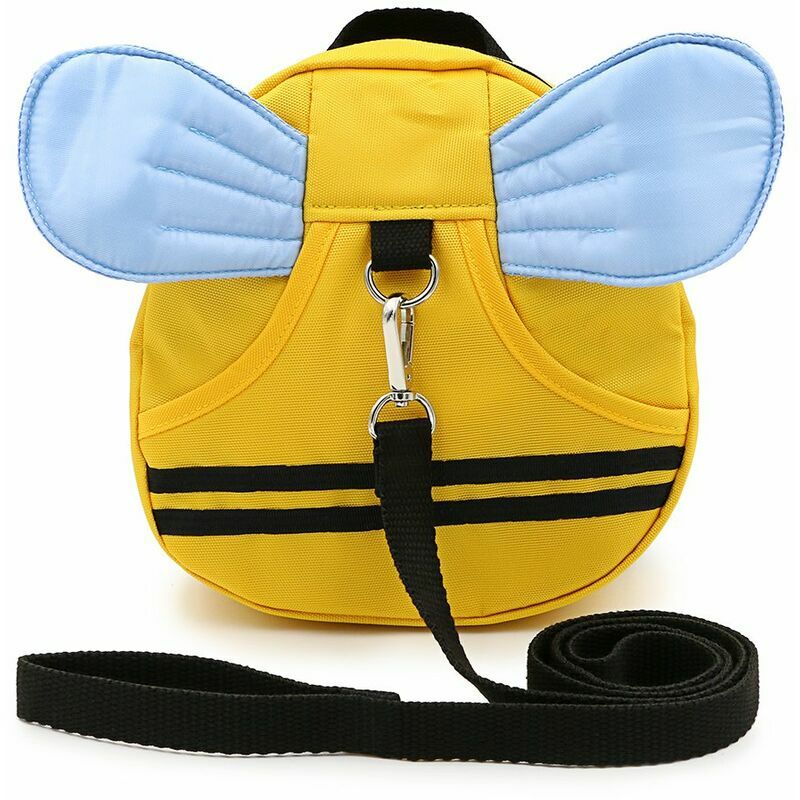 Baby Walking Safety Harness Reins Child Toddler Strap Child Backpack Assistant Safety Harness with Leash Bee Backpack with Wings